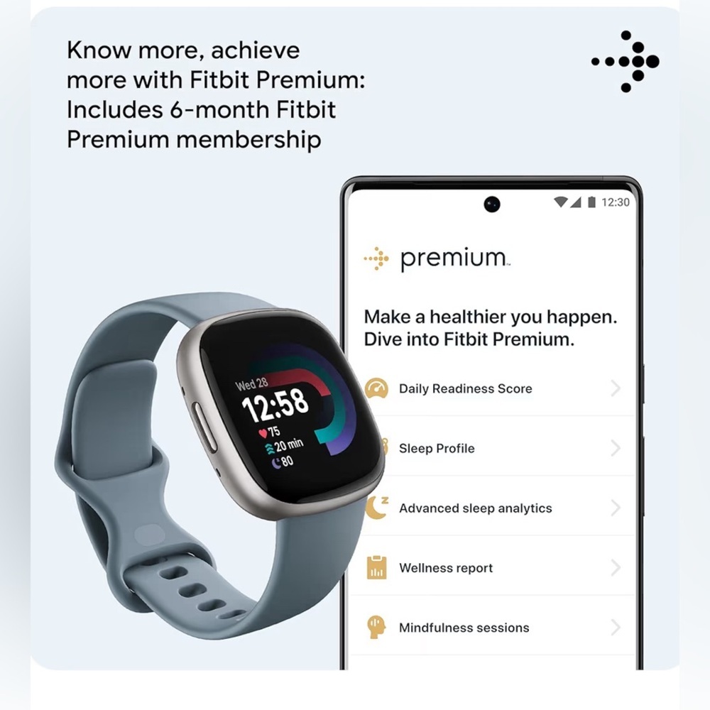 Smart Fitness Tracker with Blue Band New the Box Alittle damage